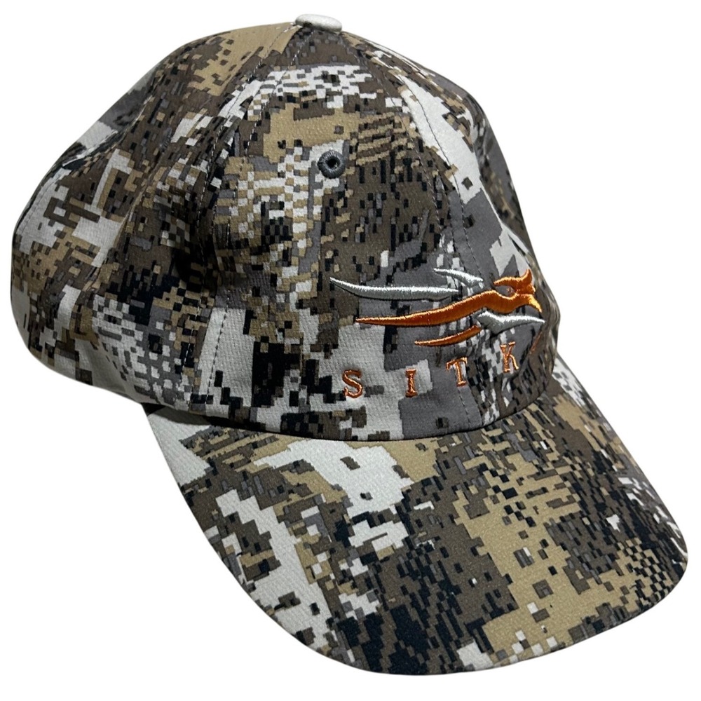 Sitka Gear Hat Mens OSFA Camo Optifade Elevated II Adjustable Hunting Cap